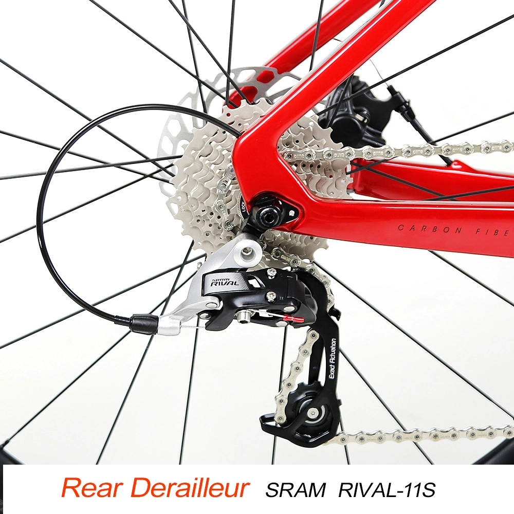 Wholesale/Supplier Complete Road Bike 22 Speed Good Quality Carbon Gravel Bike Racing Bicycle