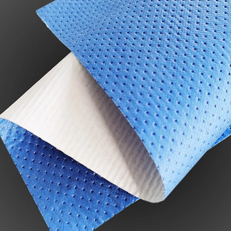 Película PE estratificados Smpe Hidrofílico Nonwoven Fabric para capa cirúrgica descartáveis