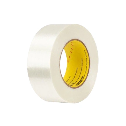 3m 898 Filament-Reinforced Synthetic Rubber Adhesive Tape for Fiberboard, Bundling & Strapping