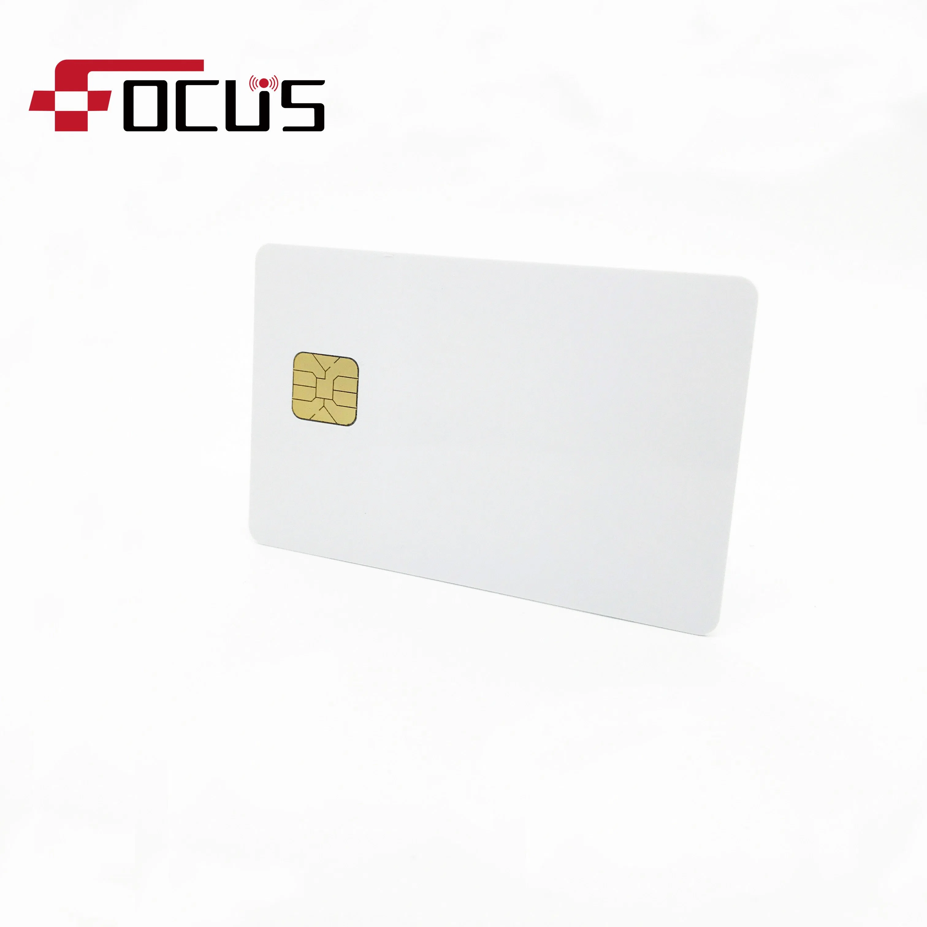 Embossed Number Customized Logo Printed RFID Contact IC Card