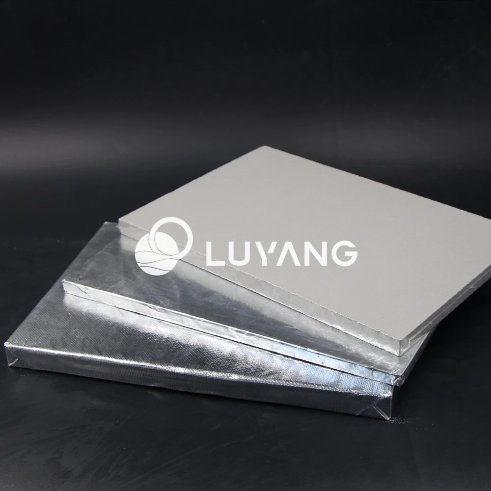 L'isolation thermique disque microporeux Nano carte avec du papier aluminium Processus de dépression pour réservoir de fusion de métaux non ferreux rembourré