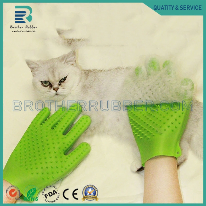 New Silicone Dog Cleaning Massage Gloves, Hair Removal, Beauty and Hand Brush