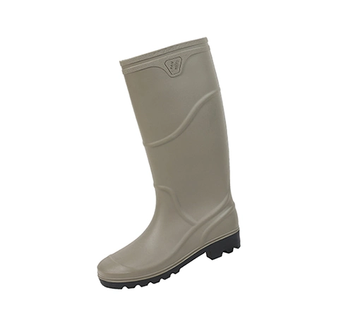 South American Market PVC Rain Boots (Shallow green upper/Black Sole)