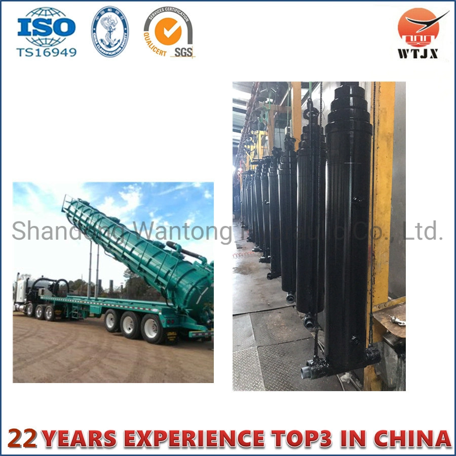 North American Type Telescopic Hydraulic Cylinder Manufacturer for Dump Truck