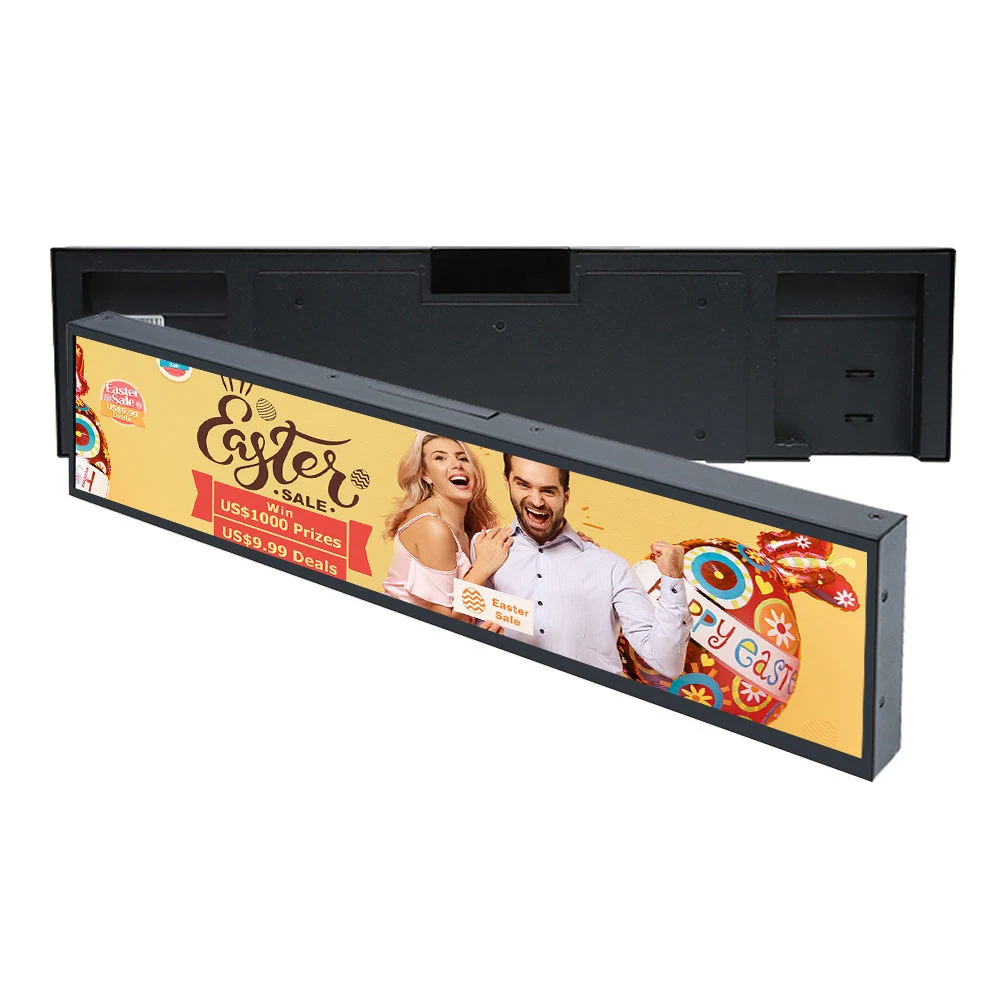 Android LCD Digital Signage Advertising Display with Brochure Holder Shelf LCD Display