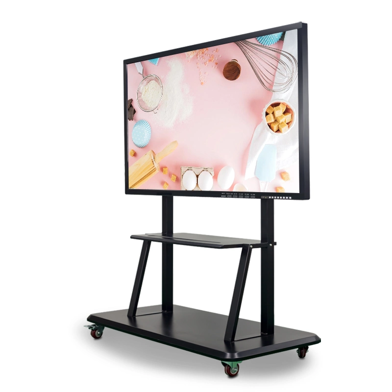 Portable Glass School Chalk Writing Board Interactive Board with Mobile Stand