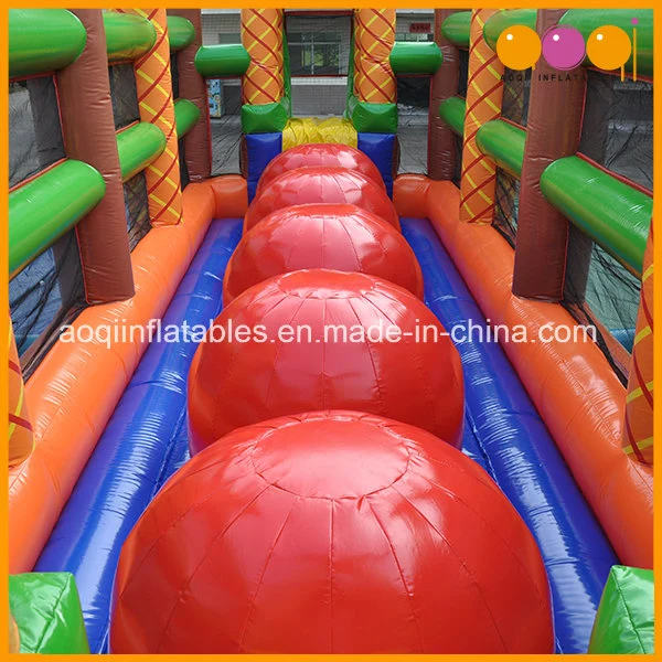 Coco Sphere Obstacle Iflatable Slide Game with Cheap Price (AQ16213)