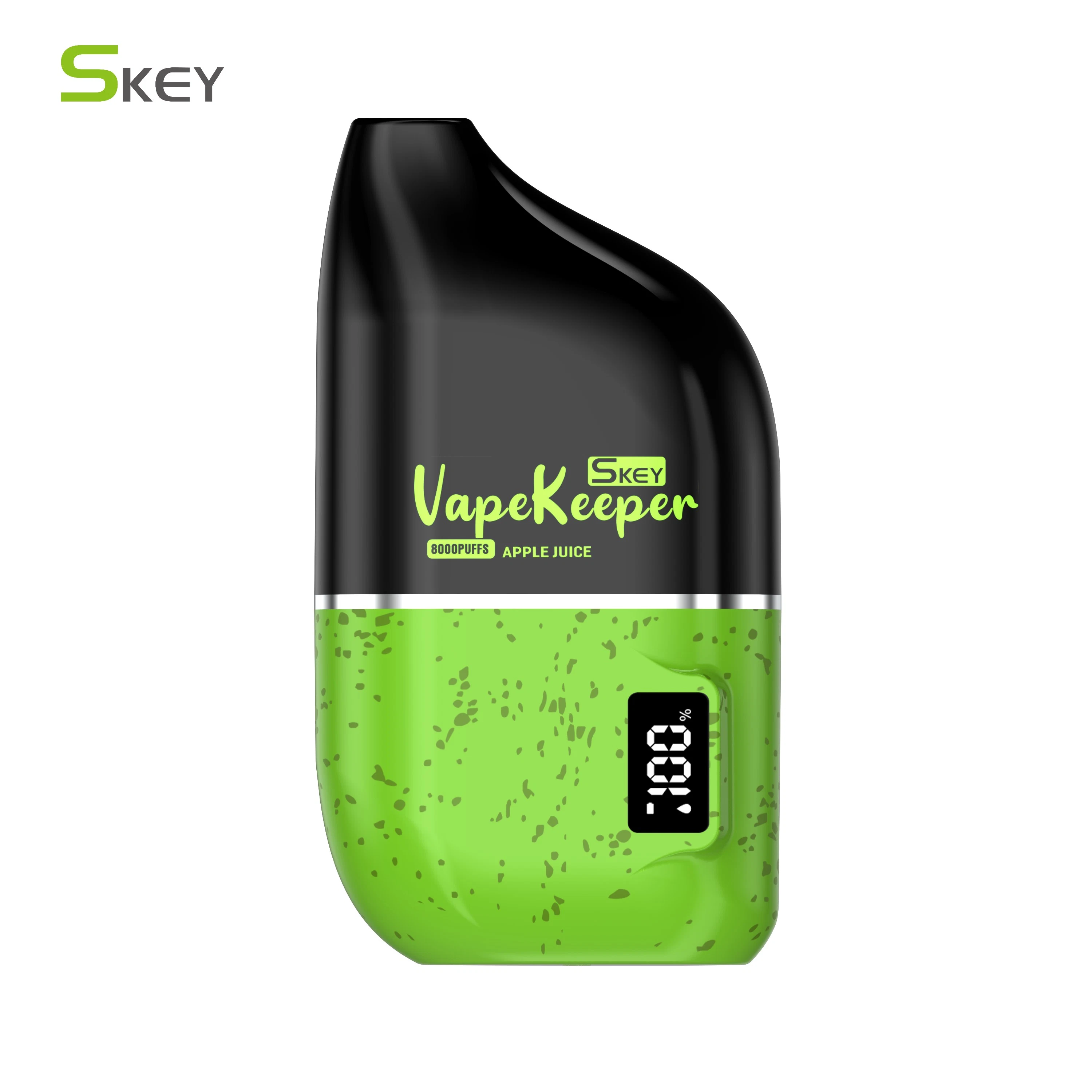 Skey Disposable/Chargeable Vape Vapekeeper 8000 Puffs E Cigarette Cigarettes with Digital Screen Windwo Vs Ijoy 8000puffs