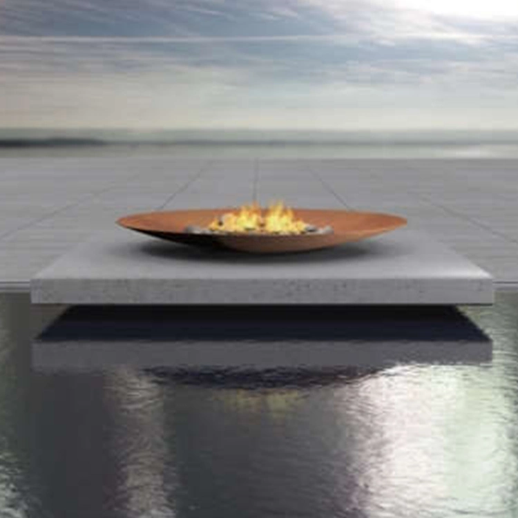 Corten Steel Flat Metal Aquecimento Fire Pit Garden Brazier