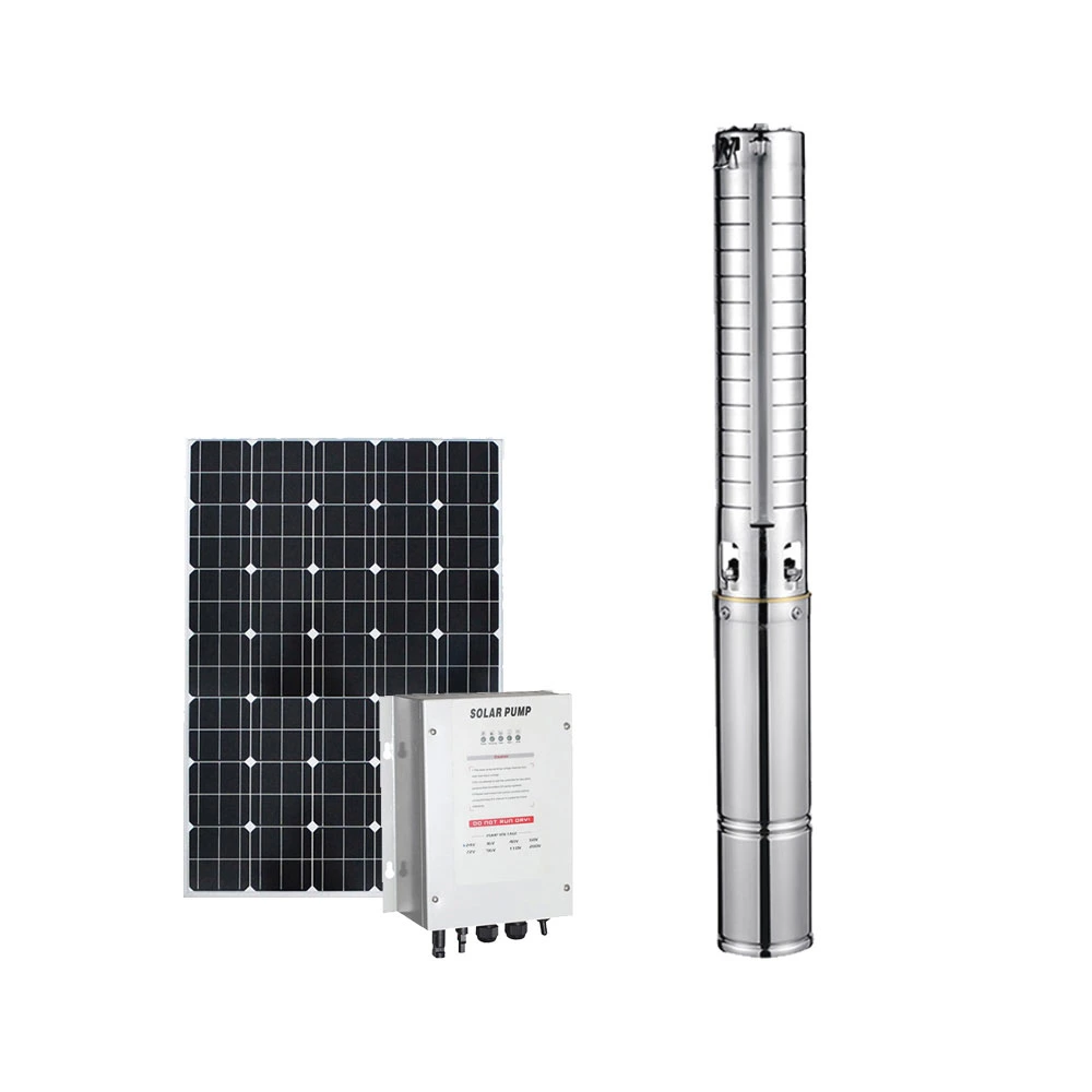 400W Solar Submersible Borehole Water Pump with Permanent Magnetic Brushless