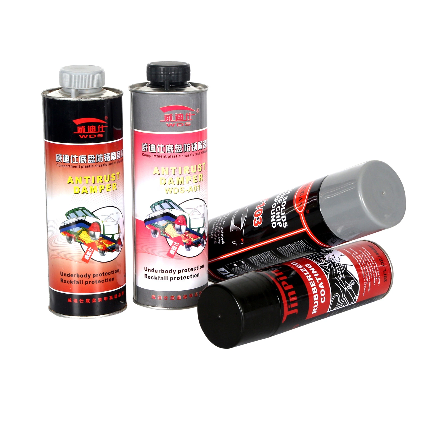 Car Chassis Protector with Rustproof Anti Corrosion Coating for Automotive Rubberized Undercoating