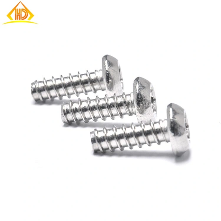 A2 SS304 PT Thread Button Head Torx Self Tapping Forming Security Screw