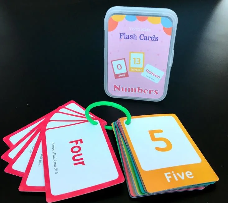 Tarjetas de memoria de aprendizaje de inglés personalizadas Juguetes educativos tempranos para niños Tarjeta de juego Tarjetas de memoria para niños