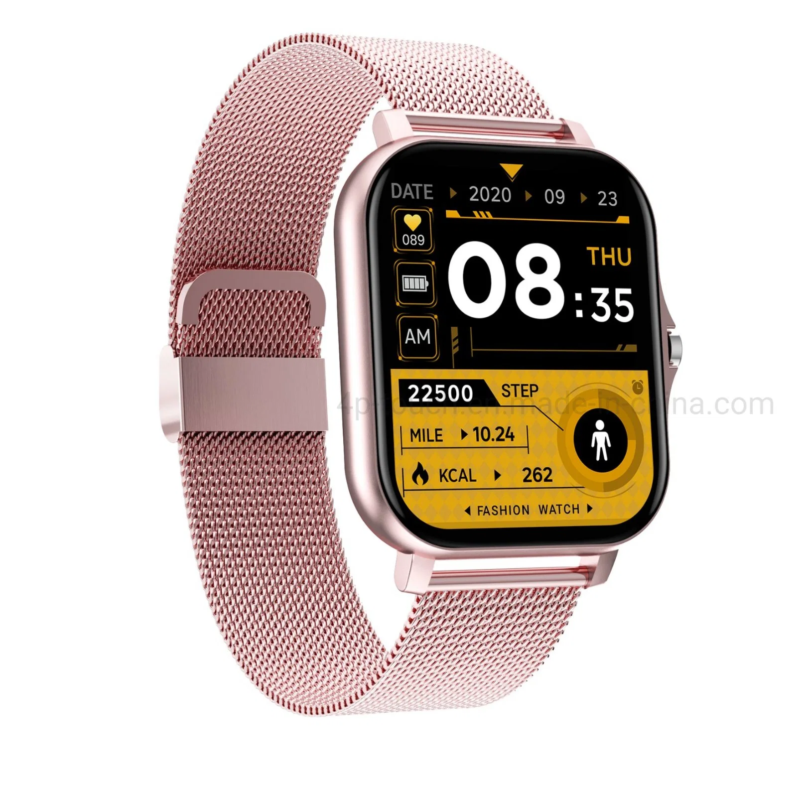 Fashion IP67 Waterproof Blood Pressure Monitoring Smart Sport Bracelet with Bluetooth Call GT20