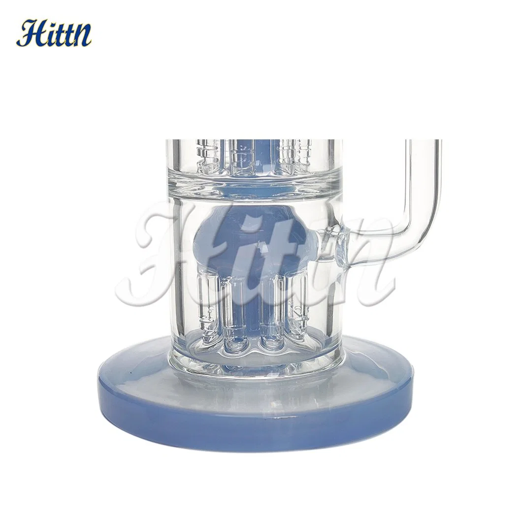 High quality/High cost performance Hittn 10 pulgadas Pyrex de vidrio Hookah conjunto de fumar Tubo de agua de vidrio de Puff Dulce de grietas