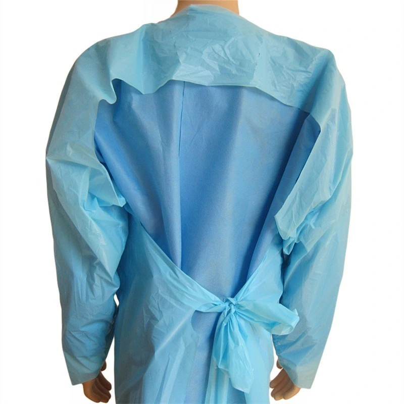 Fumo Wholesale/Supplier Isolation Non Woven SMS Protective AAMI Medical Sanitary Long Sleeve Surgical Gown