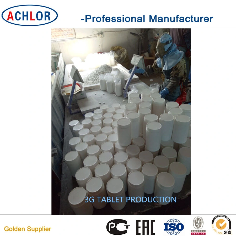 China Plant of Nadcc Chlorine 3G, 3.3G, 3.4G Tablets for Hospital Disinfectants