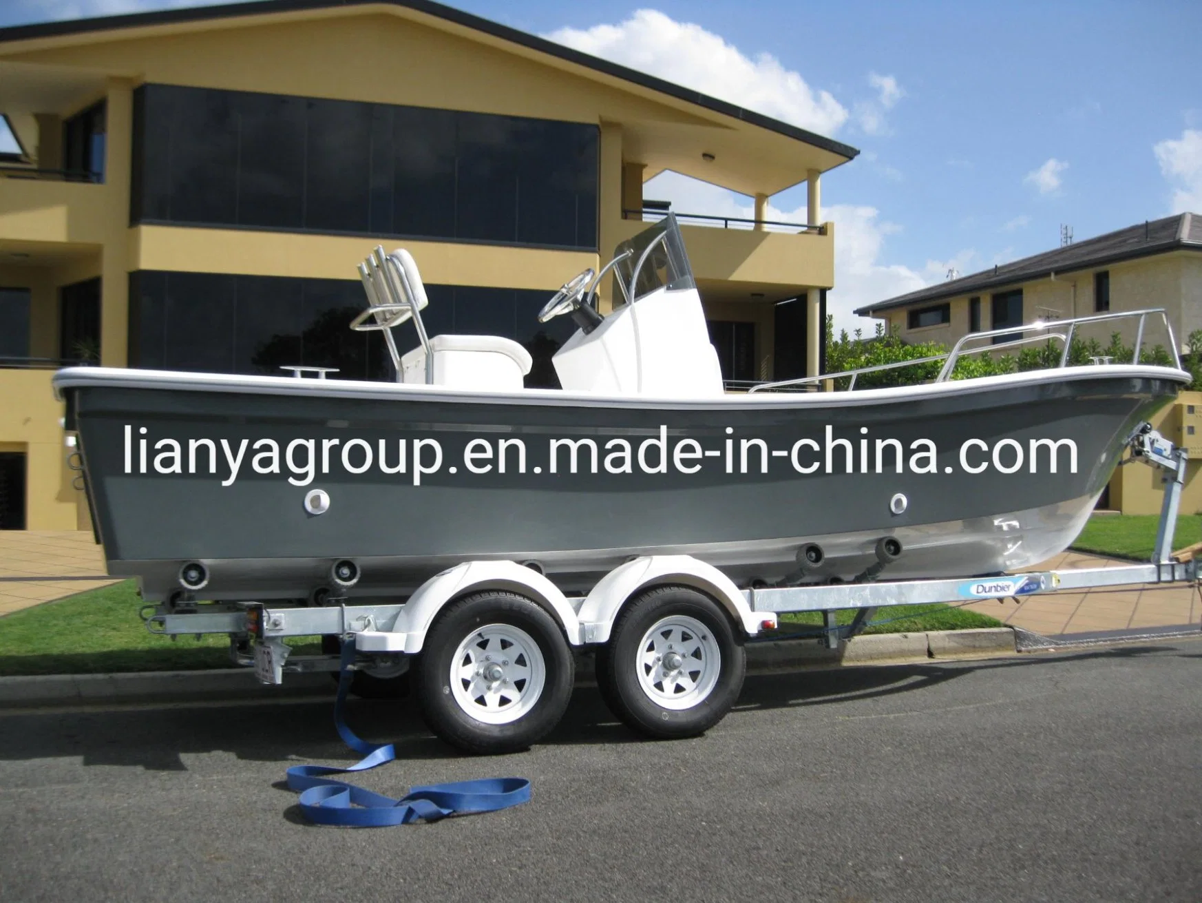 Liya 19ft botes de fibra de vidrio fabricados en China Panga barcos Malasia