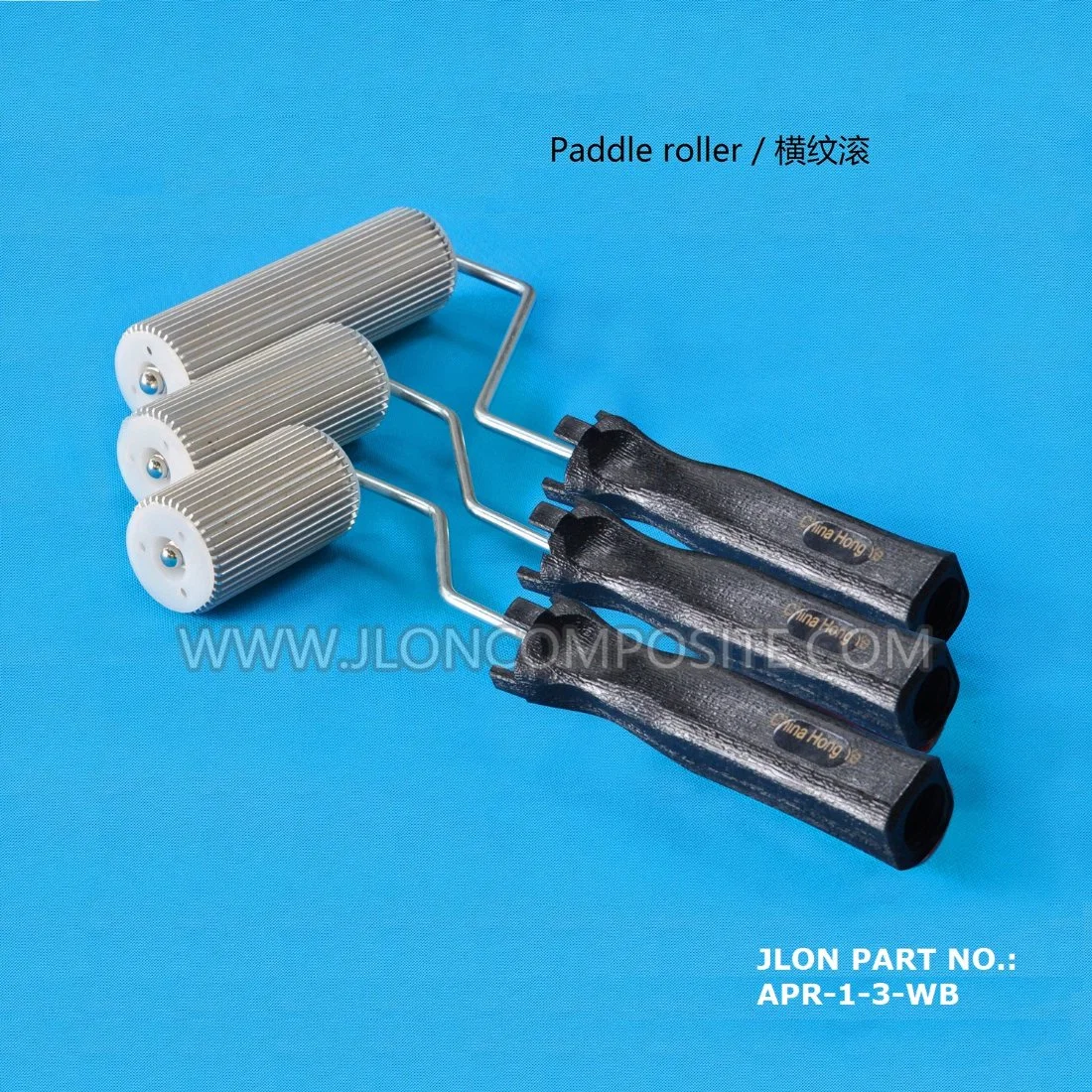 FRP Werkzeuge Aluminium Kopf Fiberglas Paddle Roller für FRP Hand Laminat