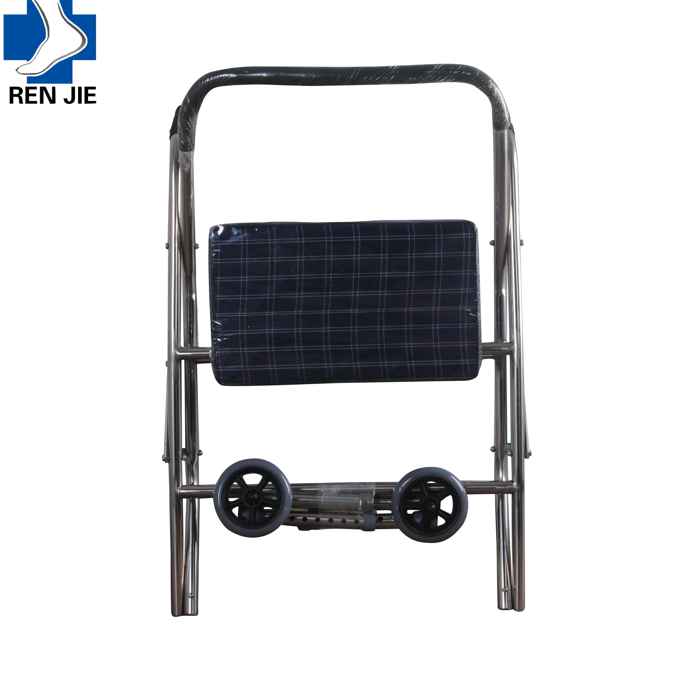 High Quality Aluminum Lightweight Rollator 2 Wheel Walker with Seat for Adults