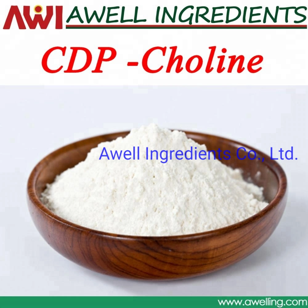 CDP بالجملة Choline Powder 98%/ Citicoline لملحق Nootropics