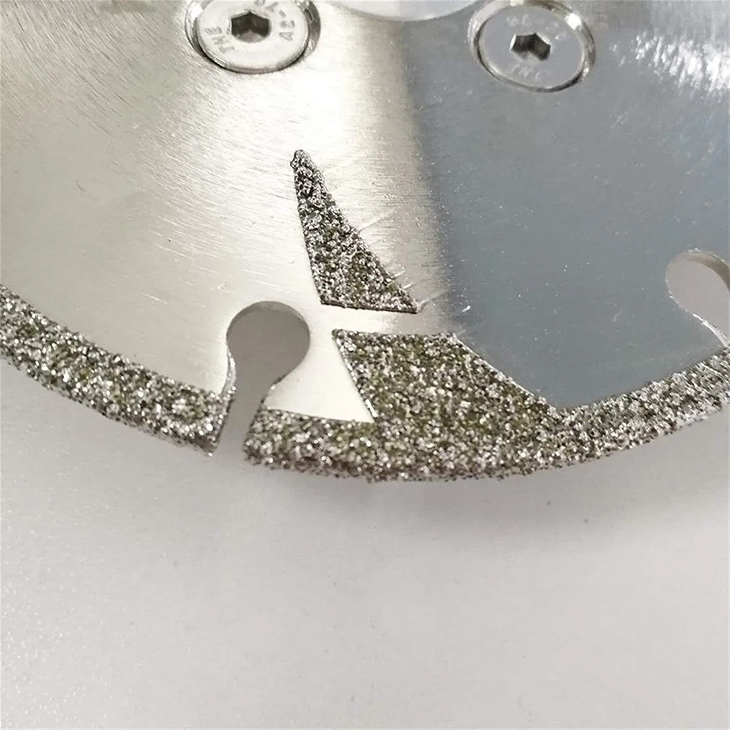 5" beschichtete Diamant-Schneid-Schleifscheibe M14 Flansch mit Schutz 125mm Galvanisierte Diamantsägeblatt Hardware Werkzeuge Silber beschichtet