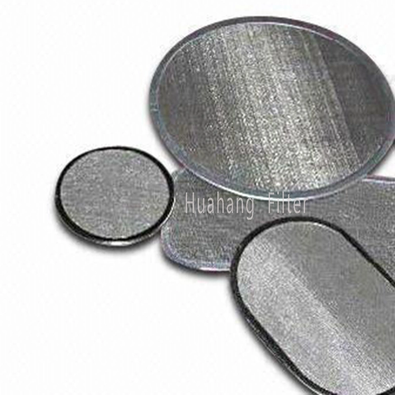 ss 304 316 stainless steel wire mesh net Sintered Disk Filter