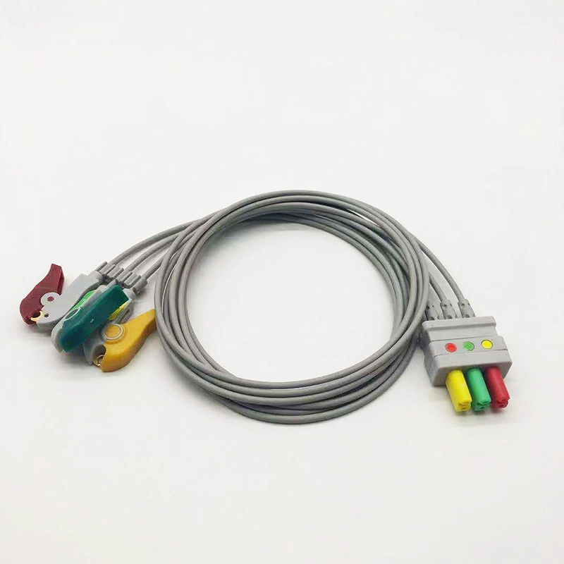 EKG-Kabel, Geräterende, 12-polig, 5-adriges EKG, medizinisch Kabel für Philips