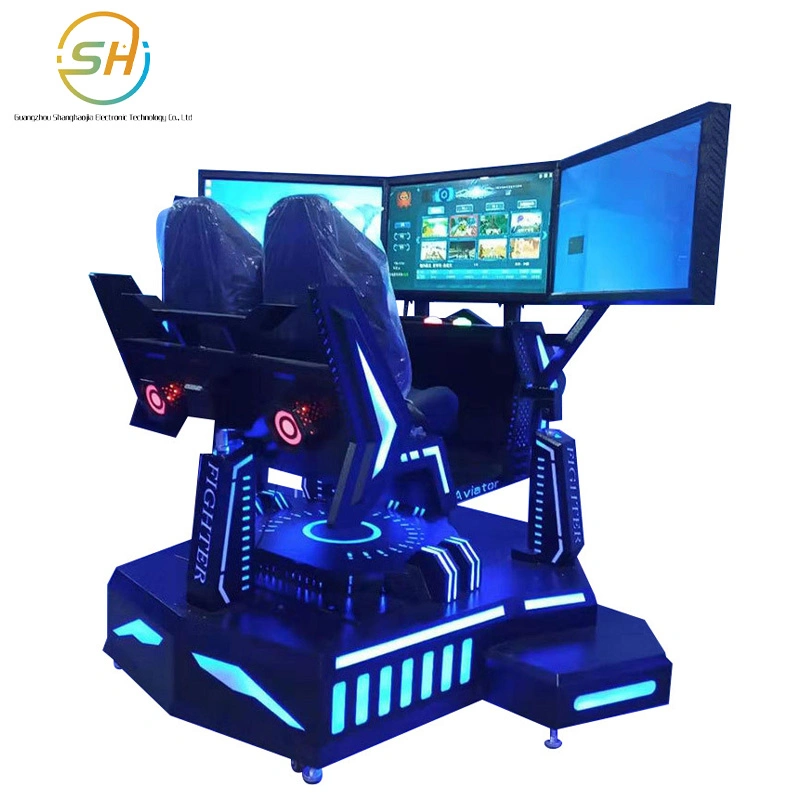 Large Commercial Three-Axis Three-Screen Dynamic Racing Vr Simulation Driving Motion Sensing Game Console Video Game Amusement Equipment