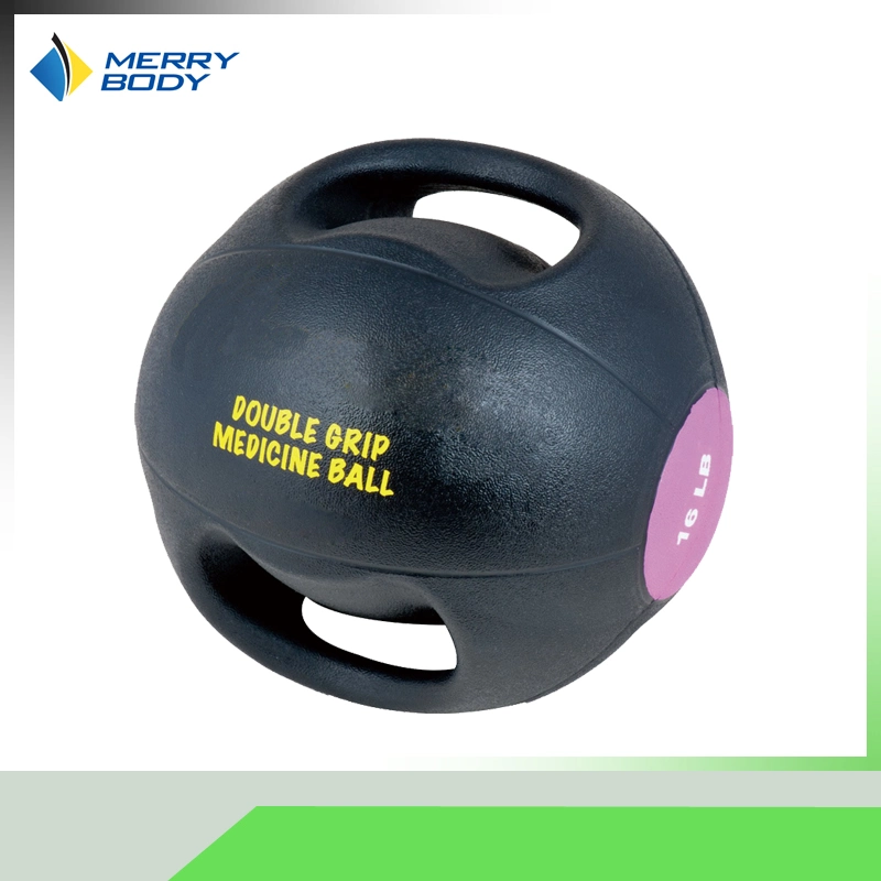 Noir couleur Gym Fitness matériel Crossfit caoutchouc Medicine ball