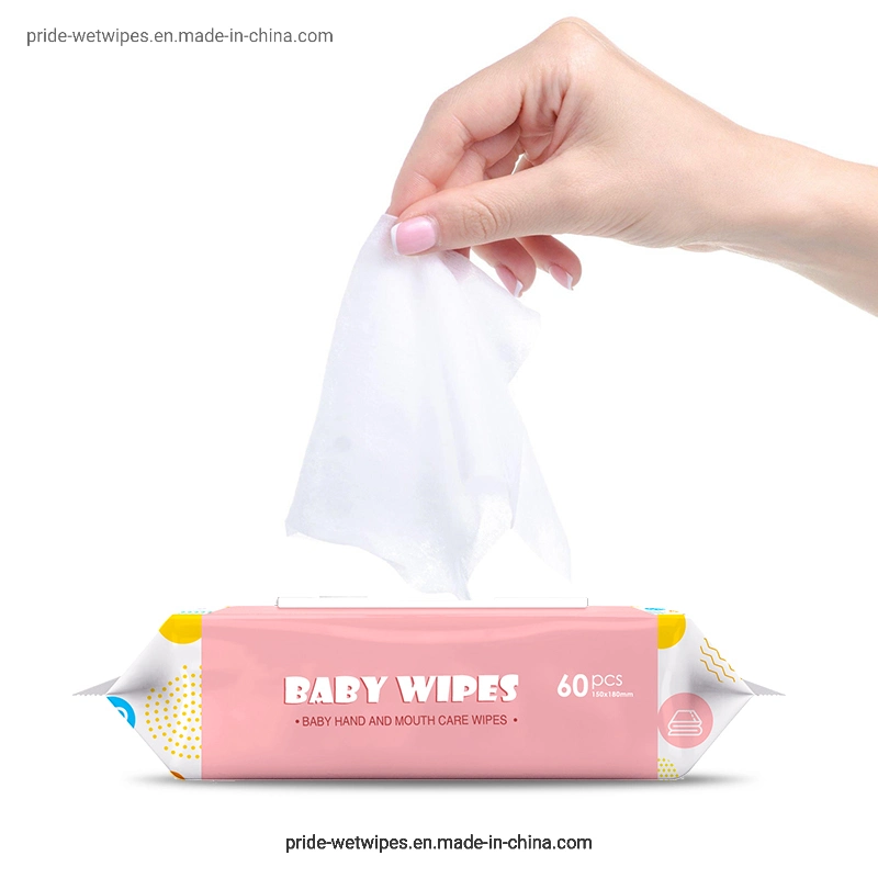 100% Biodegradable Food Grade Organic Bamboo Material Baby Dental Teeth Wipes