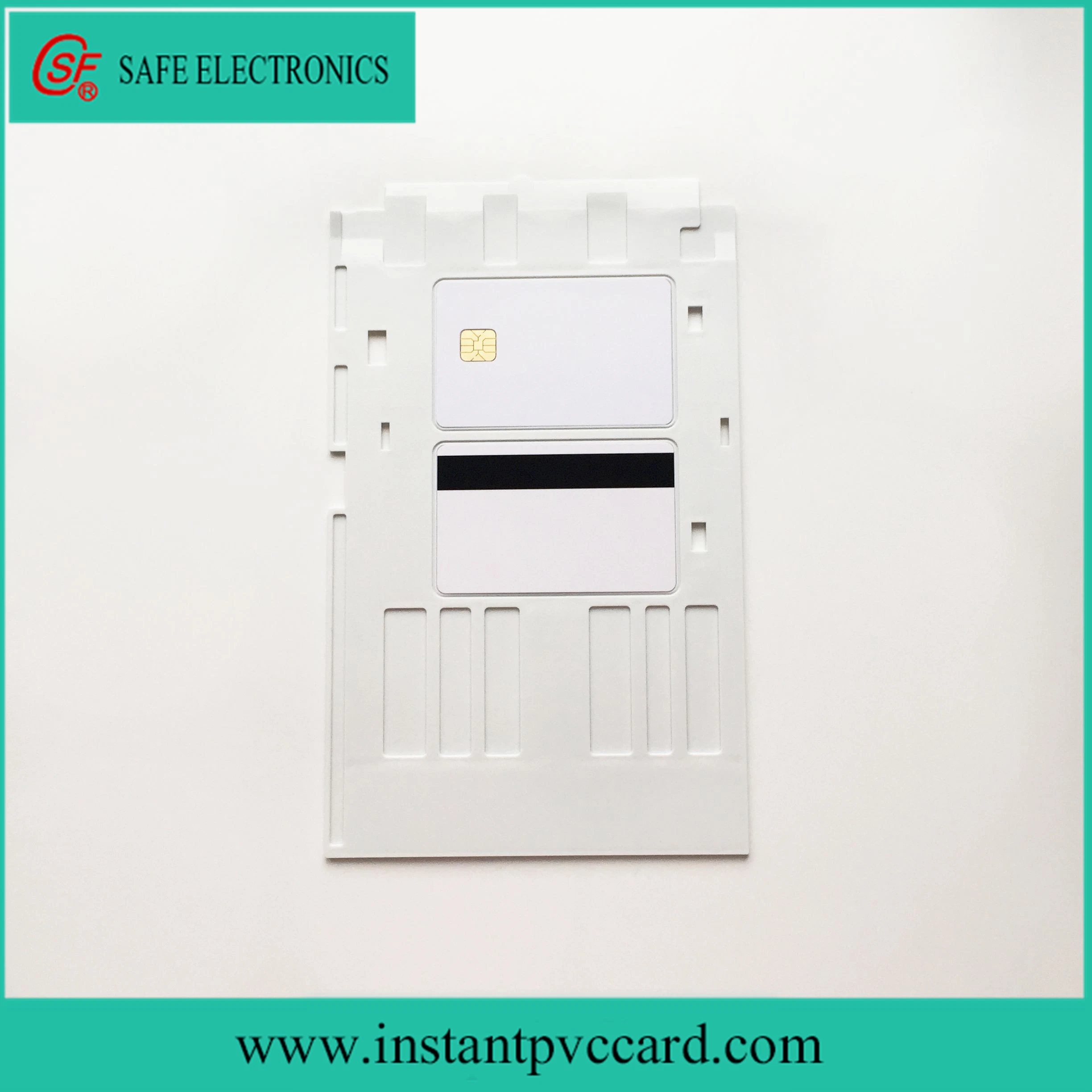 White Color Inkjet PVC ID Card Tray for Epson L800 Printer