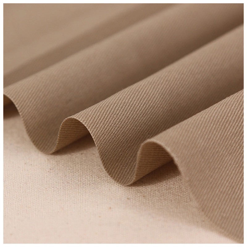 Tc Cloth White 100% Cotton T Shirt Fabric 16*16 Woven Twill Heavy Weight Fabric for Uniform Workware Pants Cloth