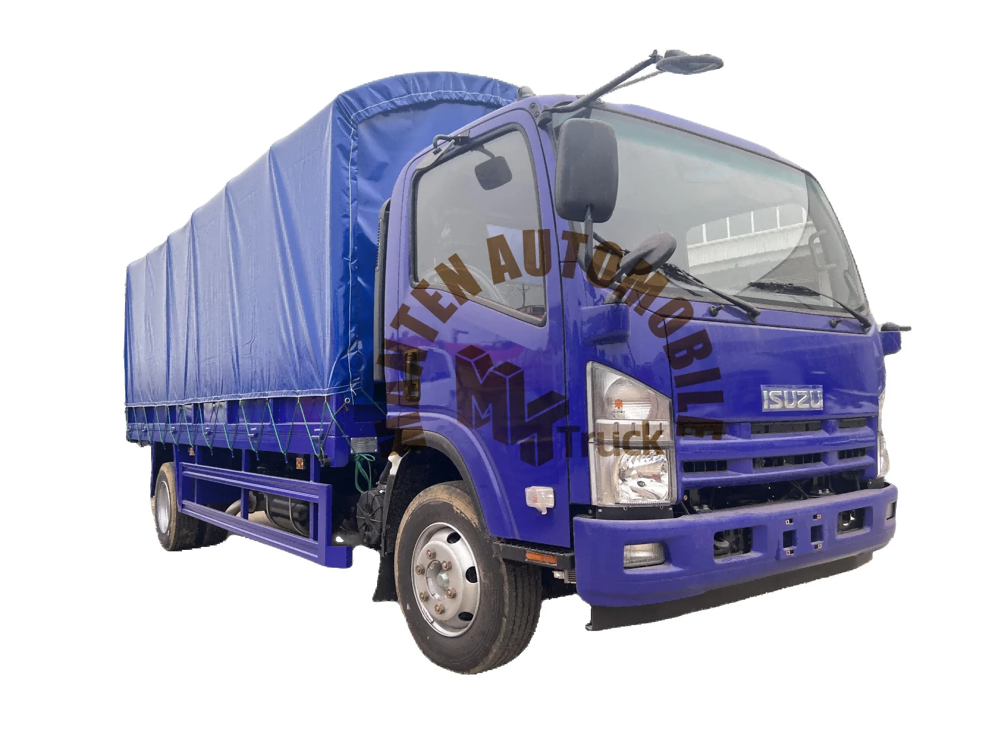 Isuzu Frr 4HK1 5.2cc مع 190HP Product Transport Vehicle مع التربولين