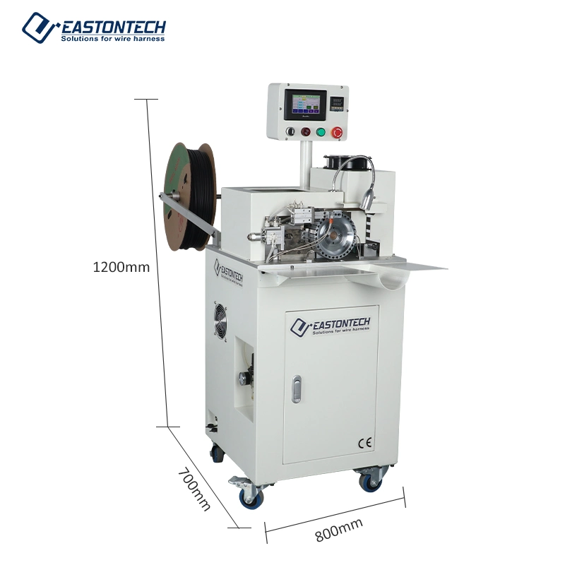 Eastontech Ew-1920 Factory Direct Sales Wire Automatic Threading Heat Shrinkable Tube Casing Machine