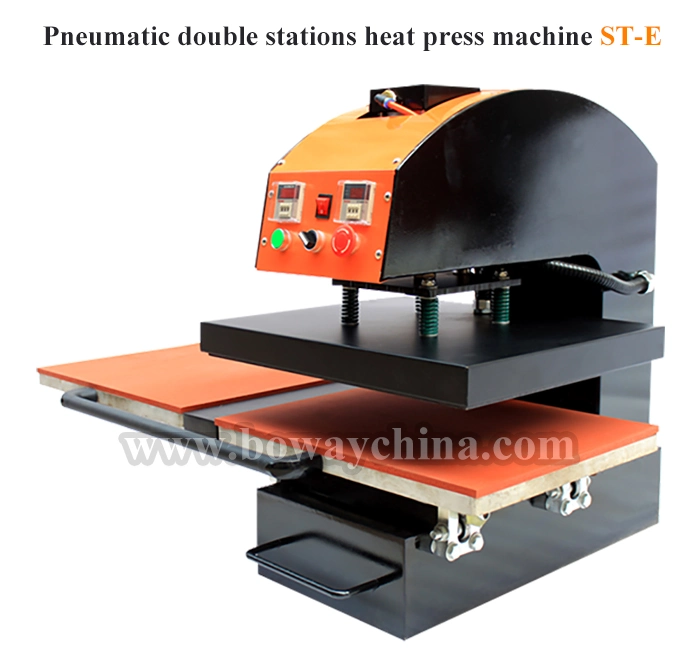 St-E Pneumatic Digital T-Shirt Clothes Hot Heat Transfer Press Printer