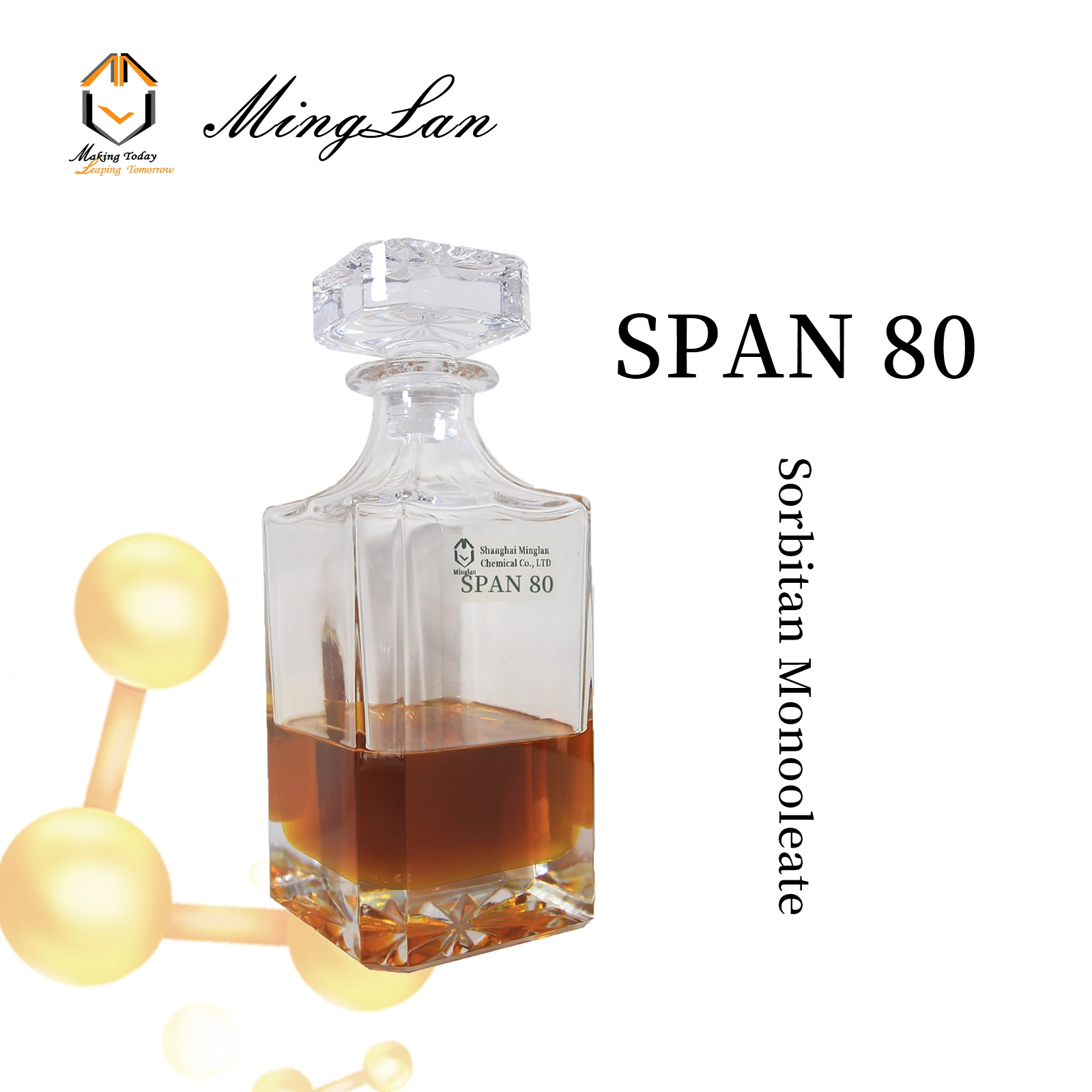 Propiedades antimonopolio del span80 como aceite mineral y lubricante sintético monooleato de Sorbitol