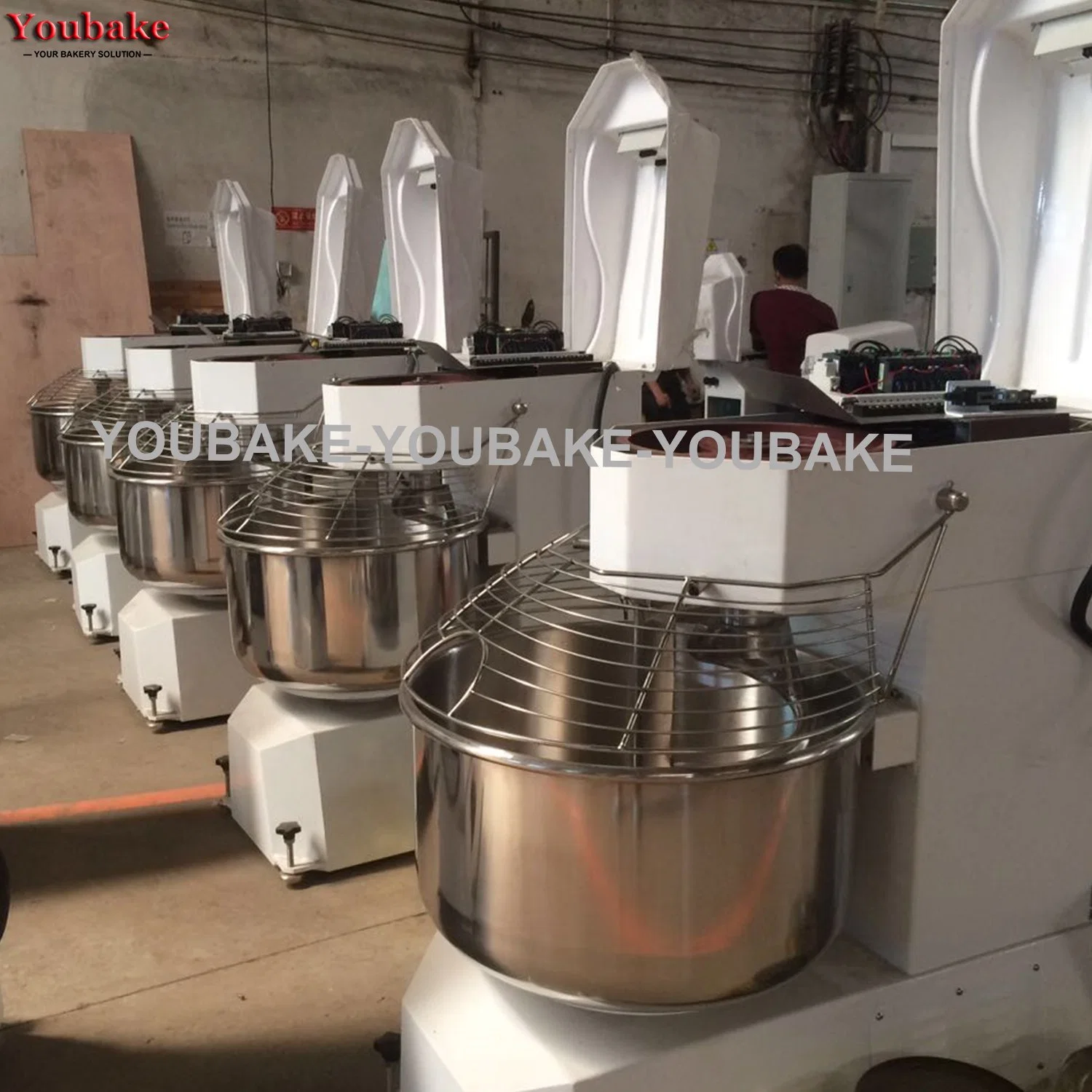 Mutil-Function Full Automatic 25kg 50kg 75kg 100kg 125kg Food Dough Mixer Maker Mixing Machine Price