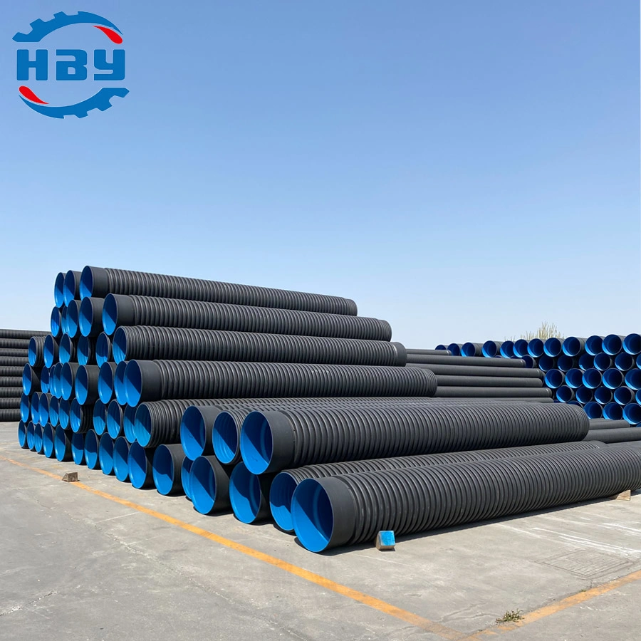 أنبوب متمدد مزدوج الجدار HDPE مقاس 300 مم لبناء الصرف بالجملة السعر