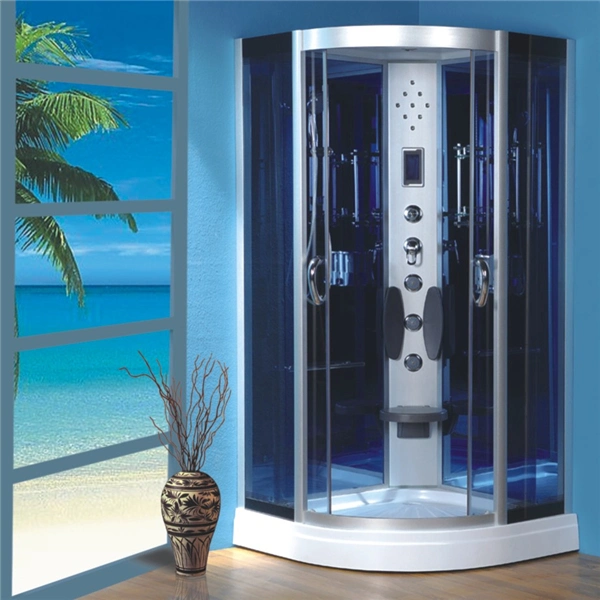 Bathroom Grey Tempered Glass Computerized Steam Room China