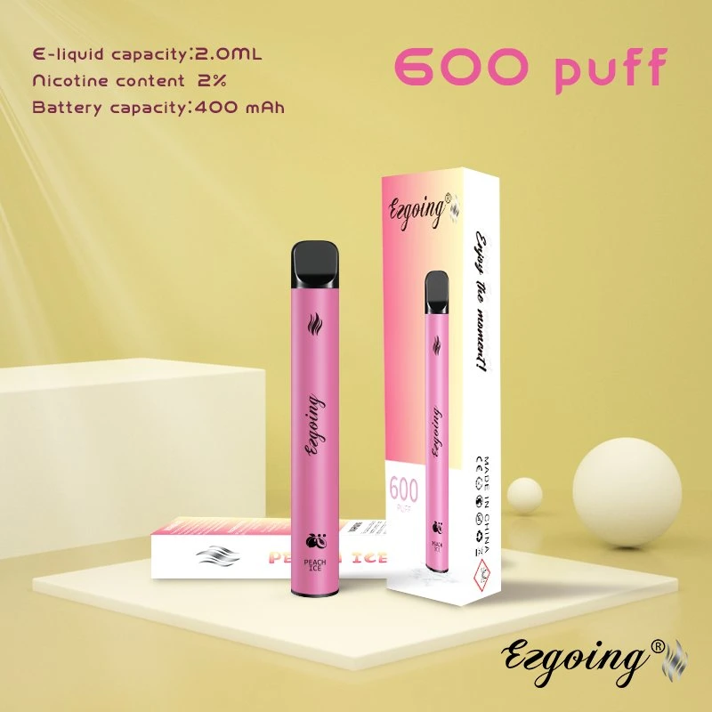 Marque Ezgoing Hot la vente de vente en vrac Vape stylo jetable Puff Puff Bar gousses jetables