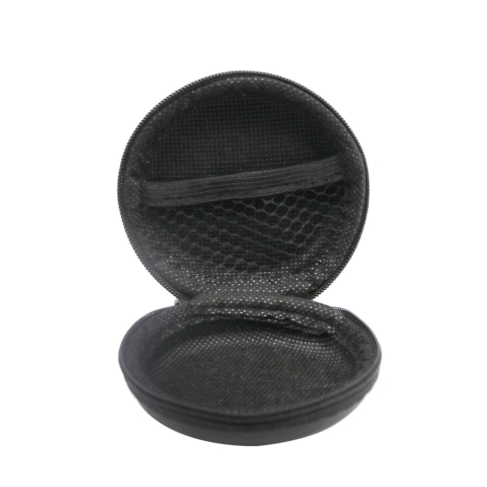 Round Bag Shape Smoking Set Portable Zipper Glass Cigarette Case Funnel Tobacco Dry Herb DIY Accessories