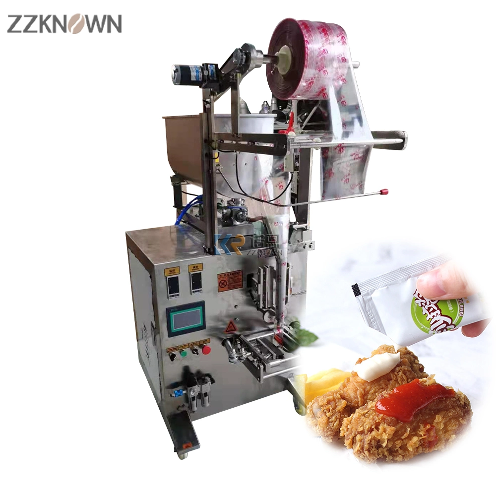 Automatic Sauce Liquid Sachet Filling Machine Food Packaging Machine Face Cream Paste Honey Packing Machine Milk Filling Bag Sealing Sealer Machine