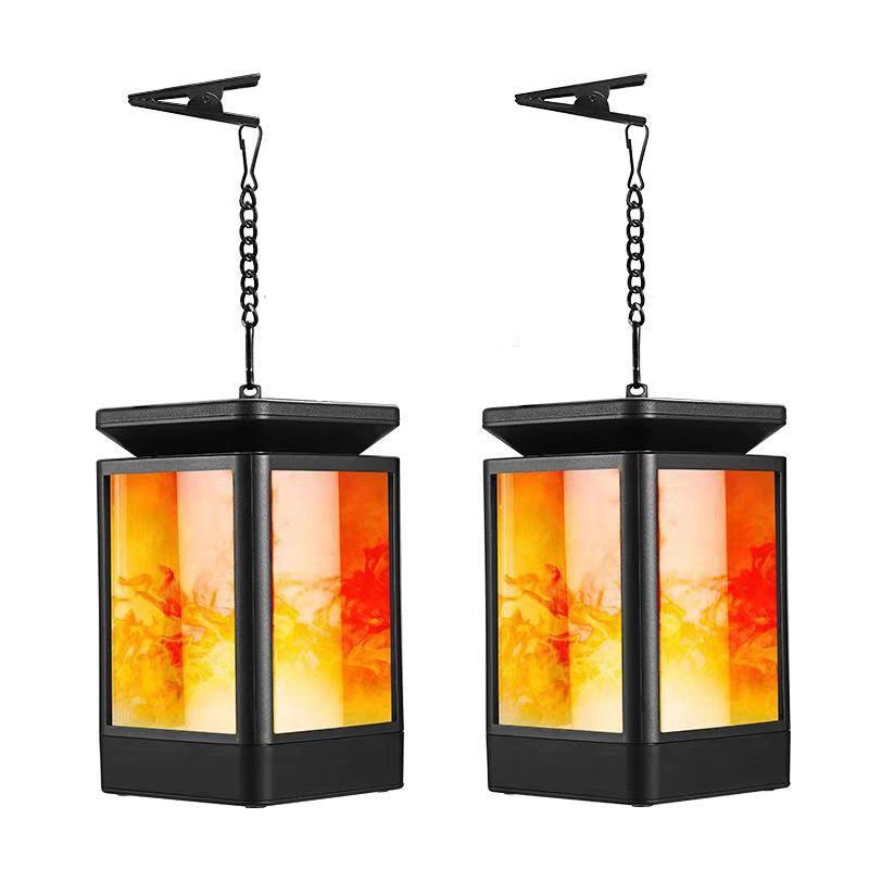 3 Modi Hängelampe mit Flammeneffekt Solar Outdoor Flame Laterne Wyz15231