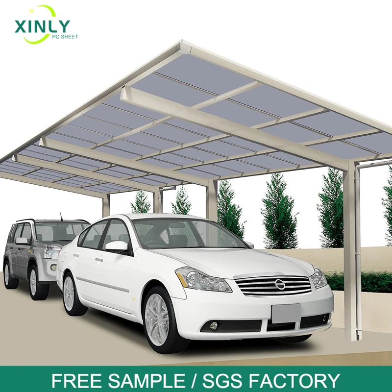 DIY Aluminum Garage with Polycarbonate PC Sheet Carport Aluminum Frame Car Parking