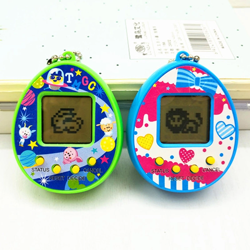 Jeu de clés électronique virtuel porte-clés électronique rétro virtuel nostalgique Machine de jeu numérique PET Tamagotchis