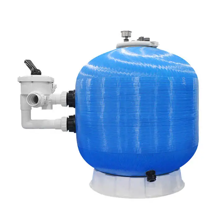 Inicio Sistema de Tratamiento de Agua de Piscina montaje superior de la fibra de vidrio filtro de arena para la Piscina