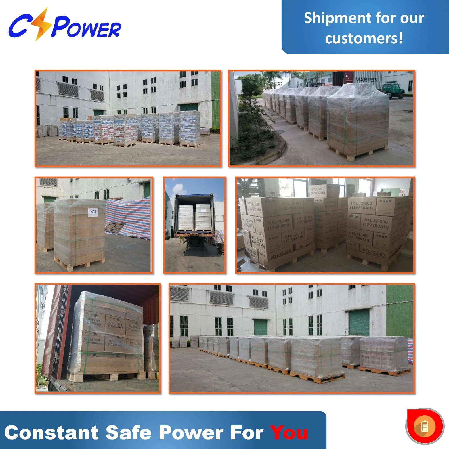 Cspower 6V/12V/24V/48V 100Ah/150Ah/200Ah/300Ah/225Ah/420Ah лучших солнечной батареи на солнечной энергии/ИБП/Освещение/Cleaning-Machine/поле для гольфа Car/Pack/транспортного средства/Telecom