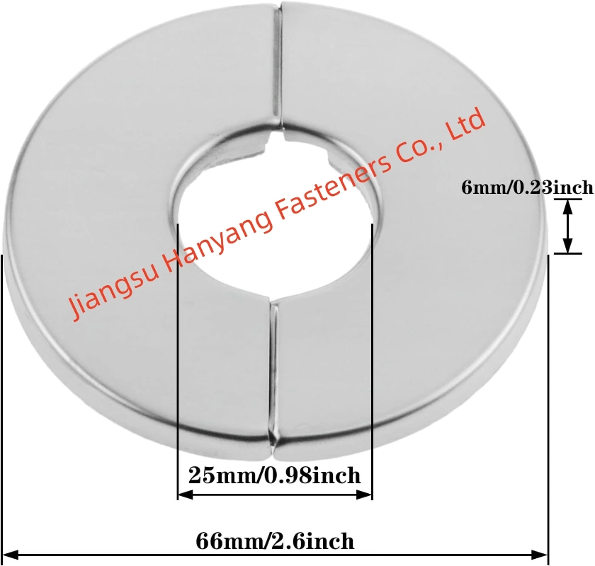 Split Flange Stainless Steel Circular Orifice Plate Water Pipe Cover Accessories