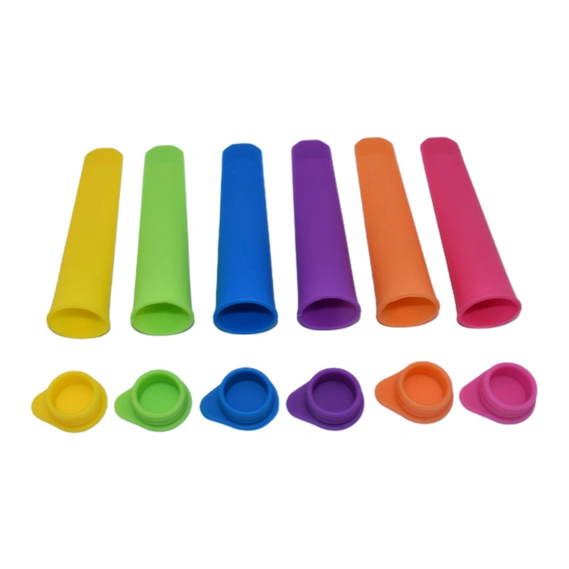 High Satisfaction Hand-Held Stick Split Popsicle Mold Silicone Ice Cube Tray Mold Ice Making